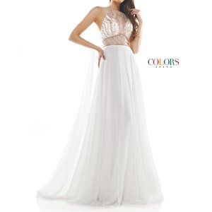FLASH SALE! White Rose Gold 2335 Dress